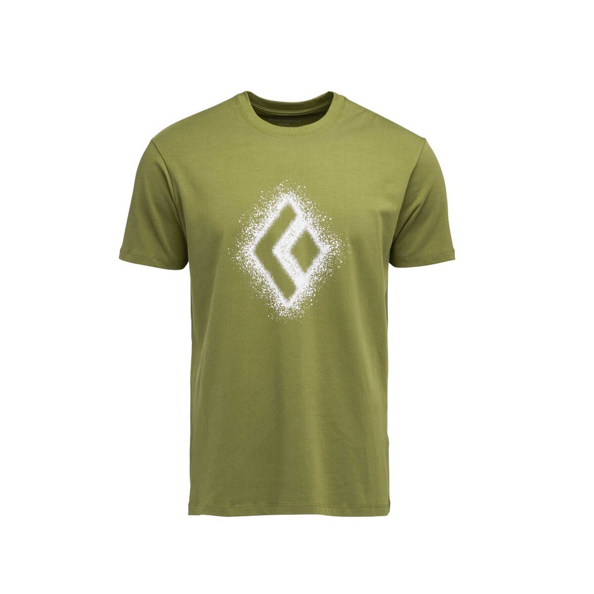 Black Diamond Chalked Up 2.0 Short Sleeve Tee Men's in Camp Green